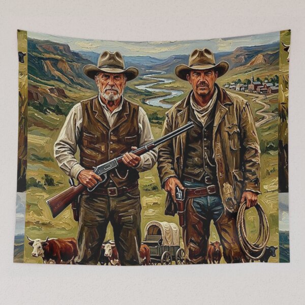 Item preview, The Code of the West – Open Range Fine Art Print designed and sold by Art's Diner.