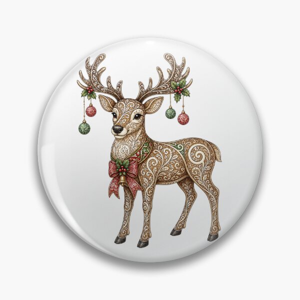 Item preview, Christmas Reindeer designed and sold by PaintedbyCarol.