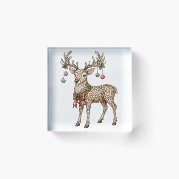 Item preview, Christmas Reindeer designed and sold by PaintedbyCarol.