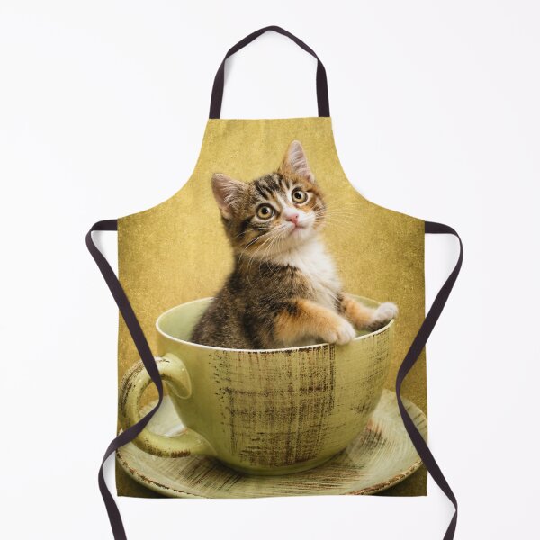 Item preview, Kitten in a Vintage Teacup designed and sold by Kimberly Palmer.