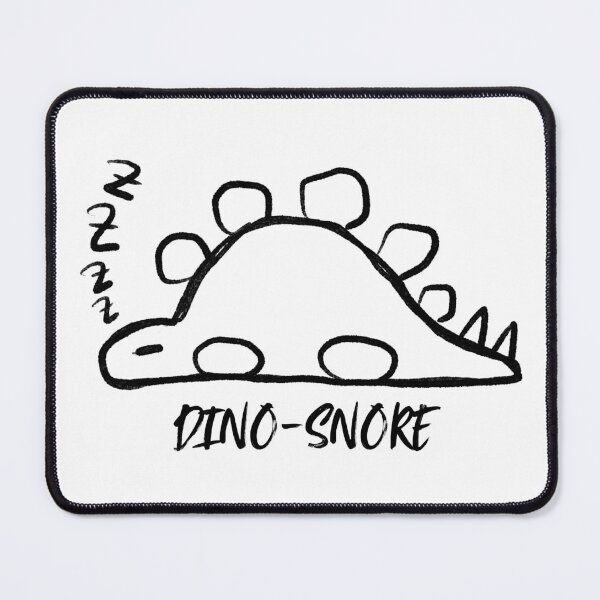 Item preview, Snoring Dino Dino-Snore (pun) Doodle designed and sold by AlameaDesign.