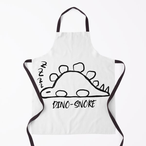 Item preview, Snoring Dino Dino-Snore (pun) Doodle designed and sold by AlameaDesign.
