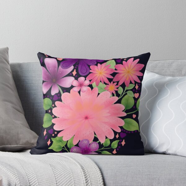 Item preview, Pink Floral Butterfly Watercolor Design | Feminine Flower Bouquet | Cottagecore Garden Art designed and sold by HopeAndHustle.