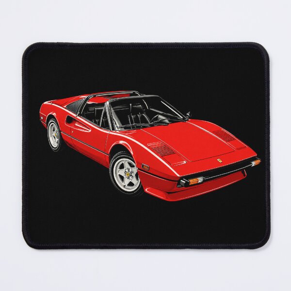 Item preview, Ferrari 308 GTS – Red Classic Italian Targa Sports Car Art designed and sold by Stinky Lincy's Apparel Company.