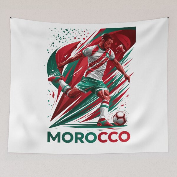 Item preview, Morocco Soccer designed and sold by StudioRedKoala.