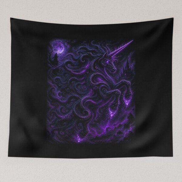 Item preview, ⚡ ELEMENTAL UNICORNS COLLECTION - SHADOW designed and sold by WheelieGdArt.