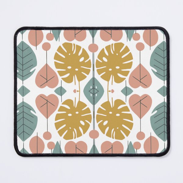 Item preview, Minimalist Scandinavian Retro Botanical Leaves Pattern designed and sold by Nikola Dio.