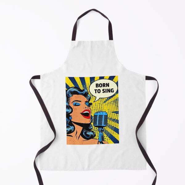Item preview, Retro Pop Art Singer - International Music Day designed and sold by Art-Arcade6.