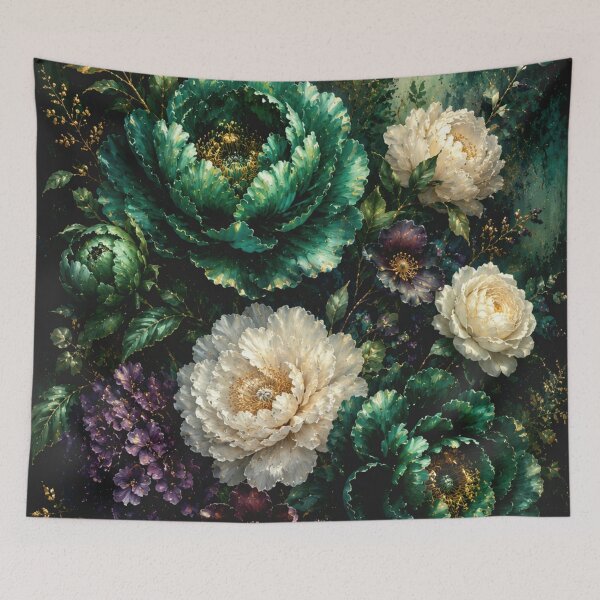 Item preview, Emerald Garden Blooms designed and sold by ArtbyValks.