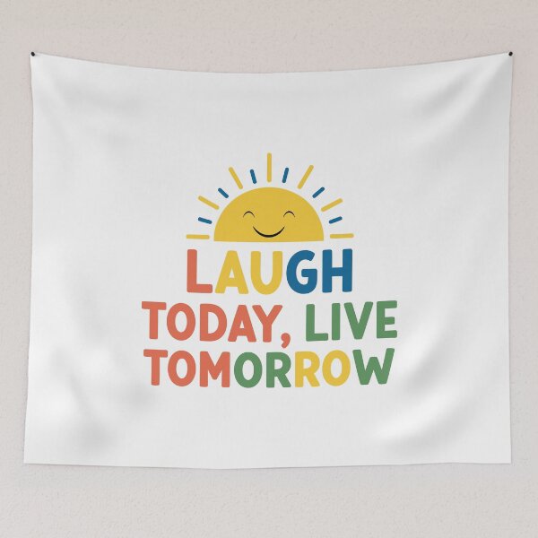 Item preview, Laugh Today, Live Tomorrow – Uplifting & Motivational Humor for Daily Positivity designed and sold by Magraphx.