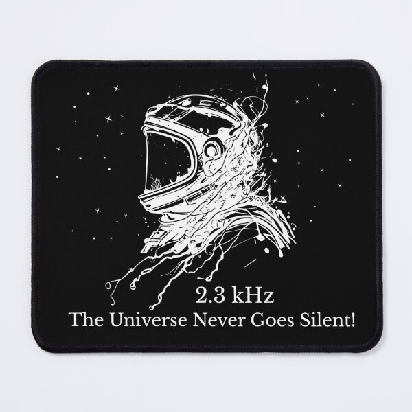 Item preview, 2.3 kHz – The Universe Never Goes Silent | Interstellar Frequency Astronaut Design designed and sold by SAVR_PL.