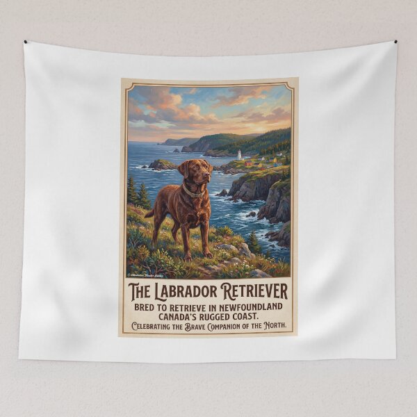 Item preview, The brown Labrador Retriever designed and sold by Theodor Decker.