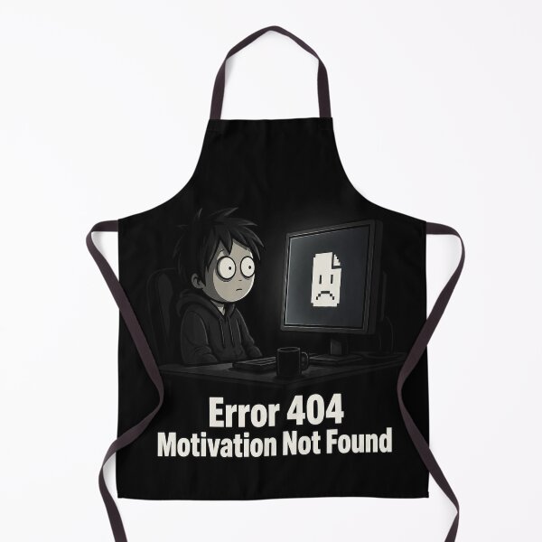 Item preview, Error 404 Motivation Not Found Funny T-Shirt – Gamer Programmer Humor designed and sold by SunnyDesign82.