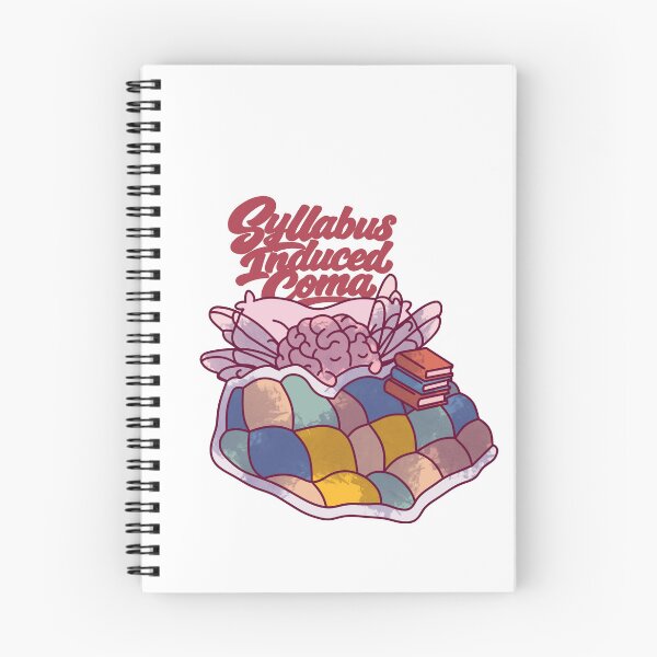 Item preview, Syllabus Induced Coma Funny College Student Humor designed and sold by SamCollinsArt.