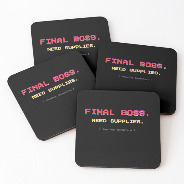 Item preview, Final Boss Need Supplies Stoner Gamer designed and sold by SmokBreakStudio.