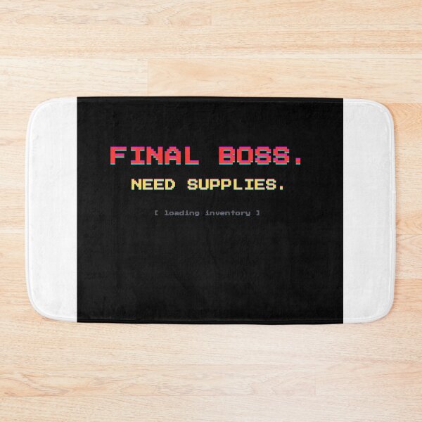 Item preview, Final Boss Need Supplies Stoner Gamer designed and sold by SmokBreakStudio.