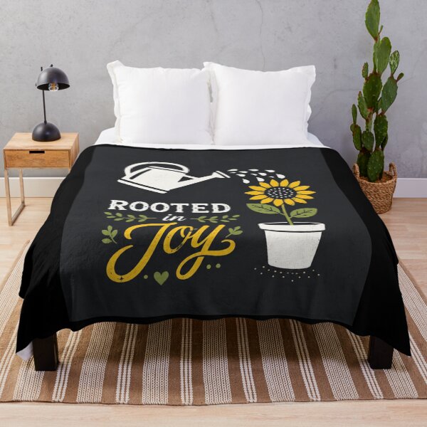 Item preview, Rooted in Joy Sunflower Gardening Quote designed and sold by HALYNA070824.