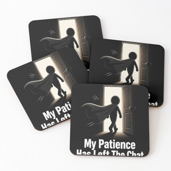 Item preview, My Patience Has Left The Chat Funny T-Shirt – Sarcastic Humor Gift designed and sold by SunnyDesign82.