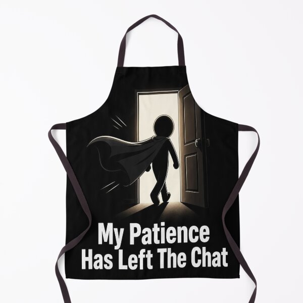 Item preview, My Patience Has Left The Chat Funny T-Shirt – Sarcastic Humor Gift designed and sold by SunnyDesign82.