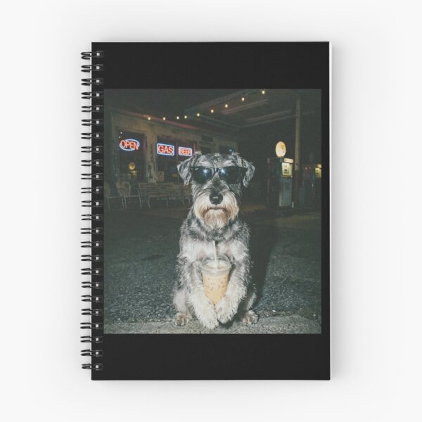 Item preview, Funny Schnauzer Drinking Iced Coffee Office Meme For Dog Lovers designed and sold by PatelCarol.