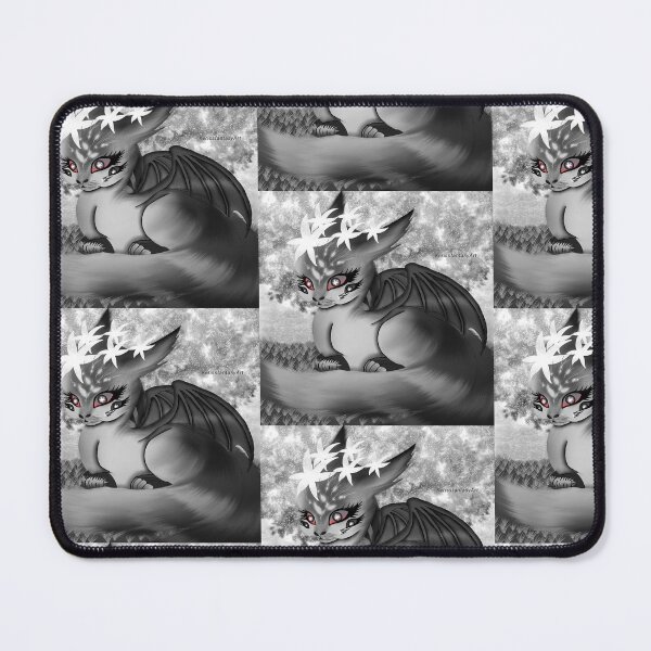 Item preview, Mystic dragon Cat – Fantasy Creature Art designed and sold by kerissfantasyart .
