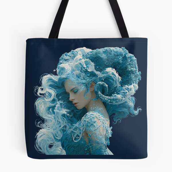 Item preview, Ocean Goddess of the Coral Reef designed and sold by MythicMood.
