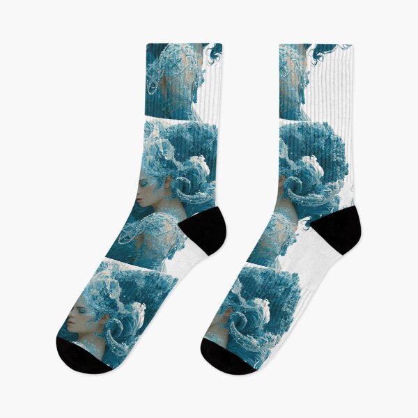 Item preview, Ocean Goddess of the Coral Reef designed and sold by MythicMood.