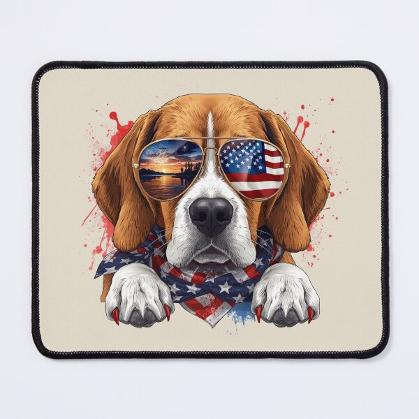 Item preview, PATRIOTIC BEAGLE designed and sold by BKDIGITALSHOP.