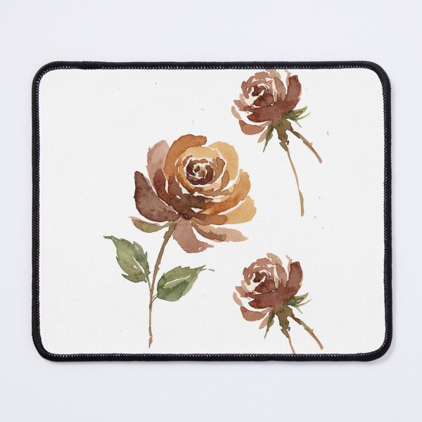 Item preview, Minimalist Autumn Roses Watercolor designed and sold by wissal.studio.