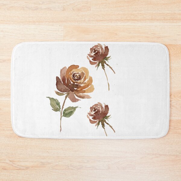 Item preview, Minimalist Autumn Roses Watercolor designed and sold by wissal.studio.