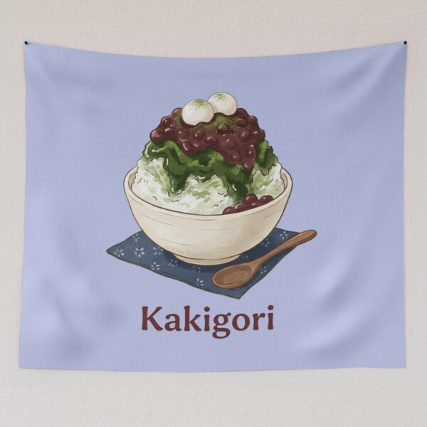 Item preview, Uji Matcha Kakigori Shaved Ice with Anko designed and sold by SakuraMarket26.