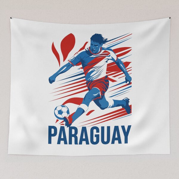 Item preview, Paraguay Soccer designed and sold by StudioRedKoala.