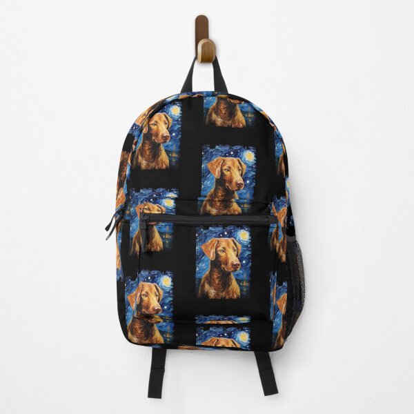 Item preview, Funny Chesapeake Bay Retriever Starry Night Illustration Mom Dad Kids designed and sold by rafaeltto.