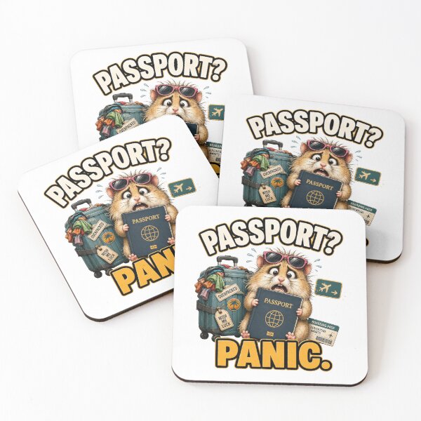 Item preview, Hamster Passport Panic Funny Travel Gift designed and sold by Gentlestate.