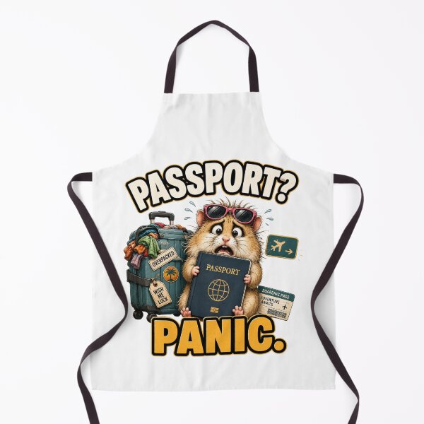 Item preview, Hamster Passport Panic Funny Travel Gift designed and sold by Gentlestate.