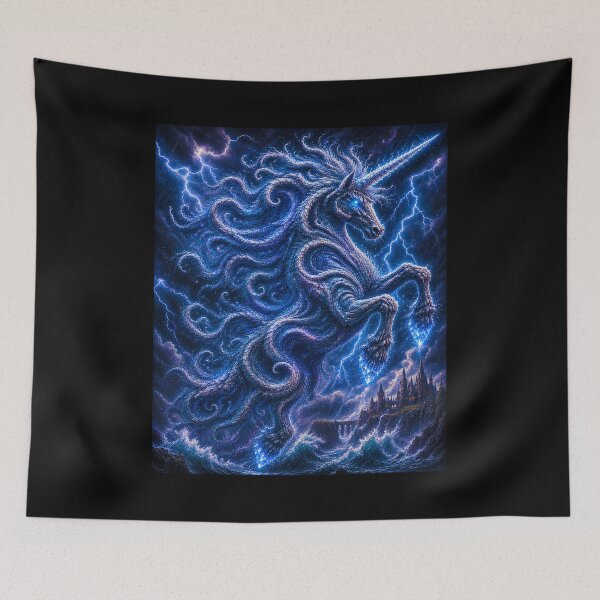 Item preview, ⚡ ELEMENTAL UNICORNS COLLECTION - STORM designed and sold by WheelieGdArt.
