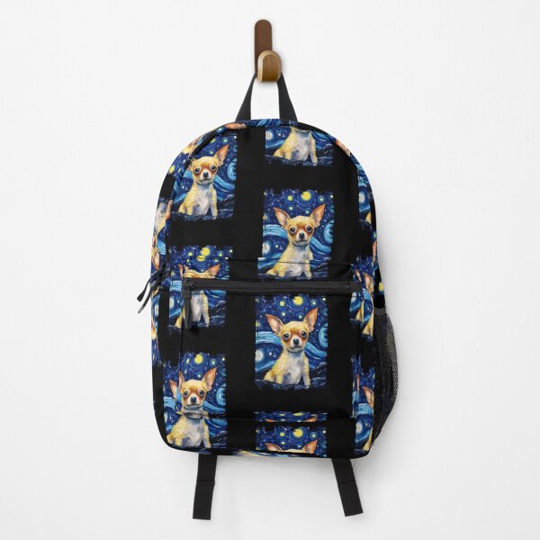 Item preview, Funny Chihuahua Starry Night Illustration Mom Dad Kids designed and sold by rafaeltto.