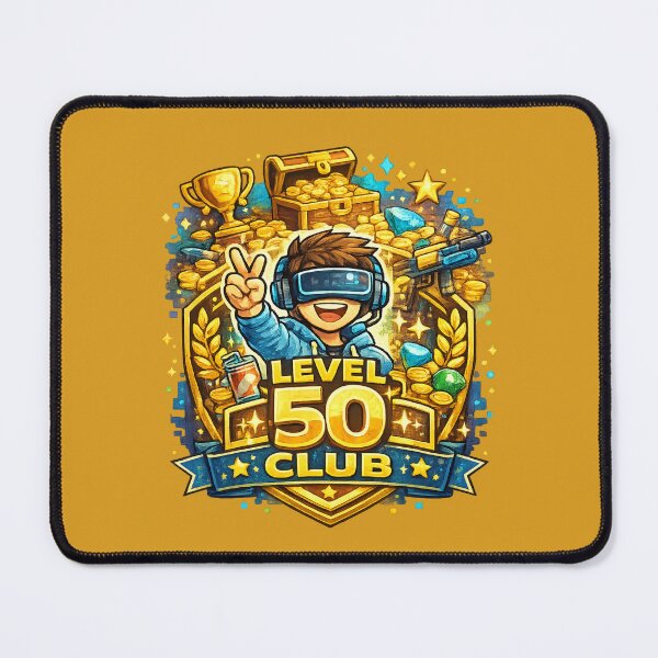 Item preview, Level 50 Club Rec Room Gamer Sticker | VR Gaming Virtual Reality Paintball & Dodgeball Player Badge designed and sold by mocci10.