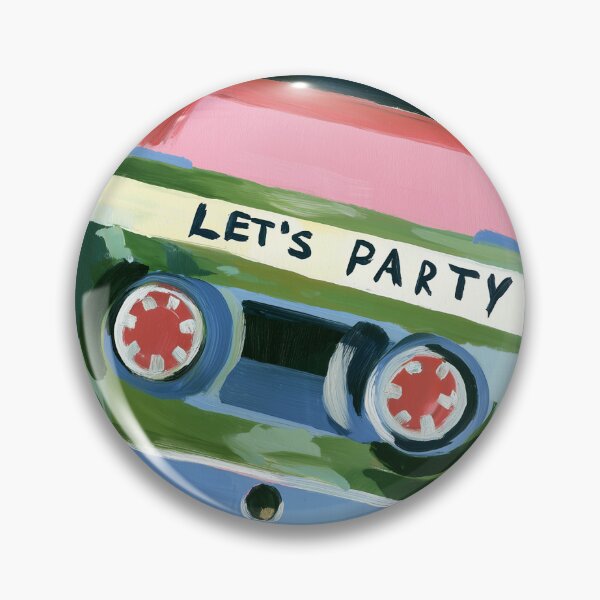 Item preview, Let's Party Retro Cassette Tape Design designed and sold by sheprint.