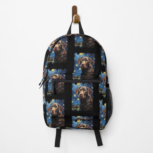 Item preview, Funny Chocolate Labrador Starry Night Illustration Mom Dad Kids designed and sold by rafaeltto.
