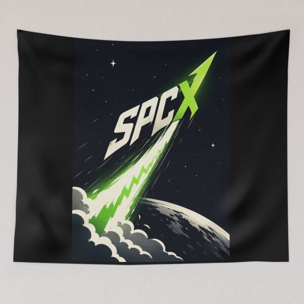 Aperçu de l'œuvre Investisseur SPCX | Spéculation sur l'introduction en bourse de SpaceX : conception du marché boursier créée et vendue par TEEJAMBOREE.