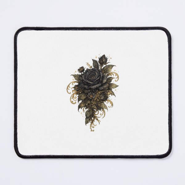 Item preview, Flor negra e dourada designed and sold by pedropereira19.
