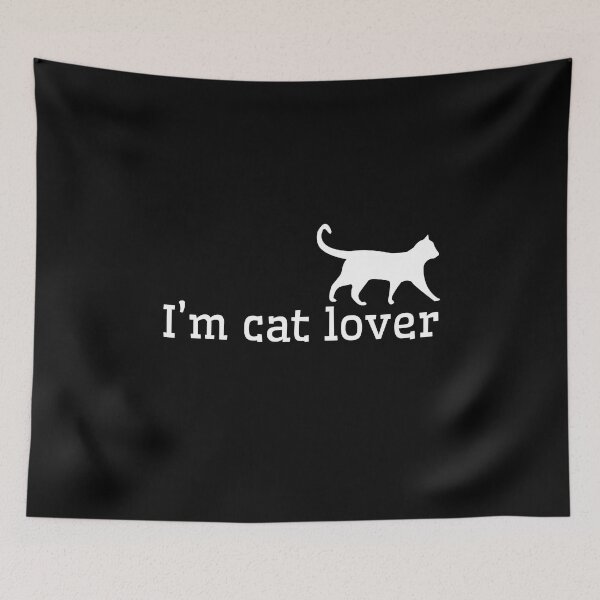 Item preview, Minimalist Line Art Cat – Funny I'm Cat Lover Quote designed and sold by Kuzmier.