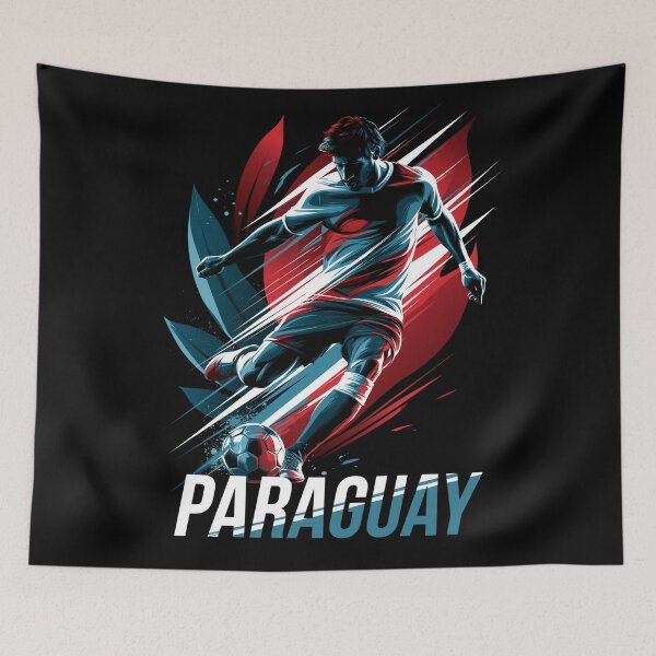 Item preview, Paraguay Soccer designed and sold by StudioRedKoala.