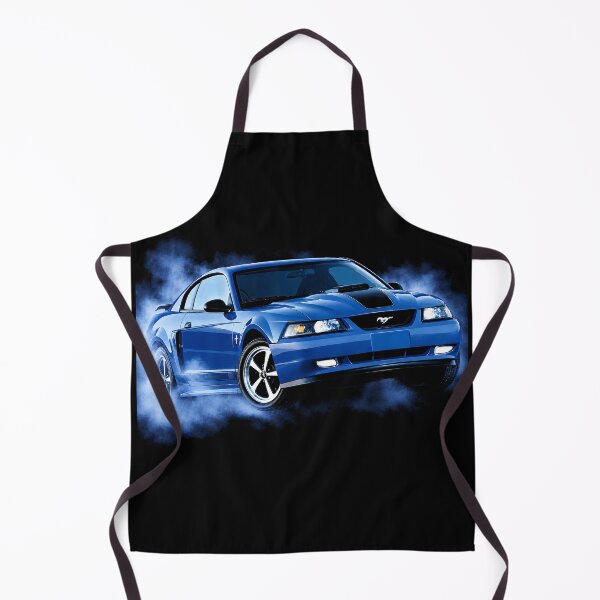 Item preview, 2003 Ford Mustang Mach 1 – Azure Blue New Edge Muscle Car Art designed and sold by Stinky Lincy's Apparel Company.