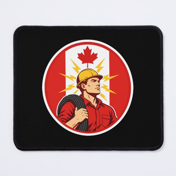 Item preview, Canadian Electrician CANADA Flag Icon designed and sold by soondoock.