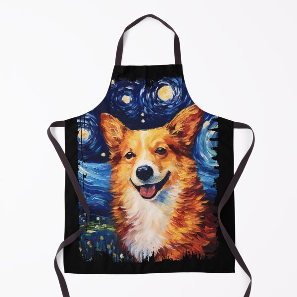 Item preview, Funny Clear Red Corgi Starry Night Illustration Mom Dad Kids designed and sold by rafaeltto.