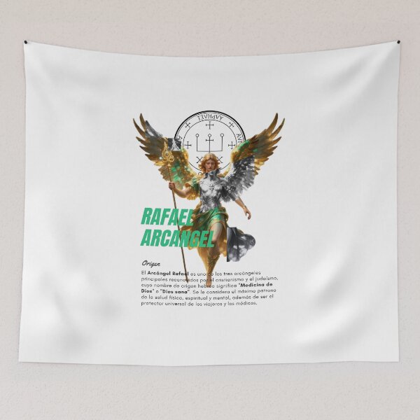 Item preview, Rafael Archangel Healer Watercolor designed and sold by MapachardoStoreRB.