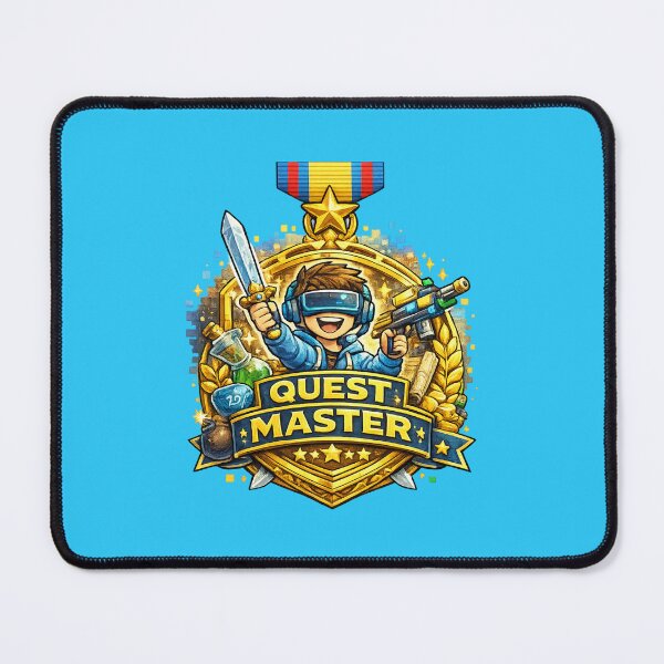 Item preview, Quest Master Rec Room Gamer Badge | VR Gaming Virtual Reality Paintball & Dodgeball Champion Sticker designed and sold by mocci10.