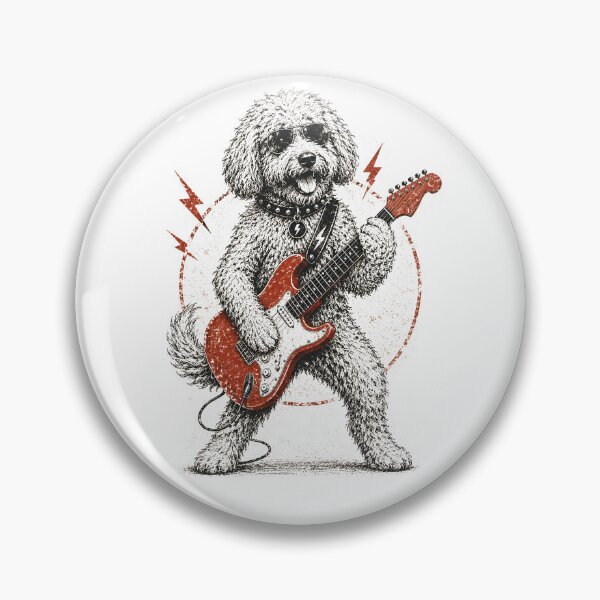 Item preview, Rock Goldendoodle Dog designed and sold by zoes-ink.